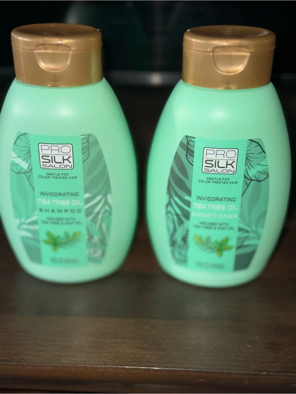 ProSilk Pro Silk Tea Tree & Mint Oil Shampoo & Conditioner 14 FL Oz x2